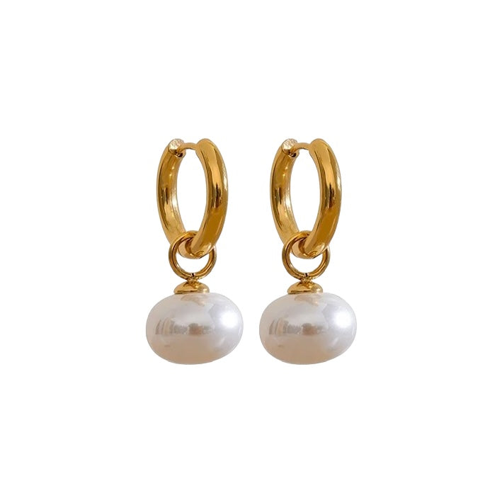 365KB Pearl Drop Earring